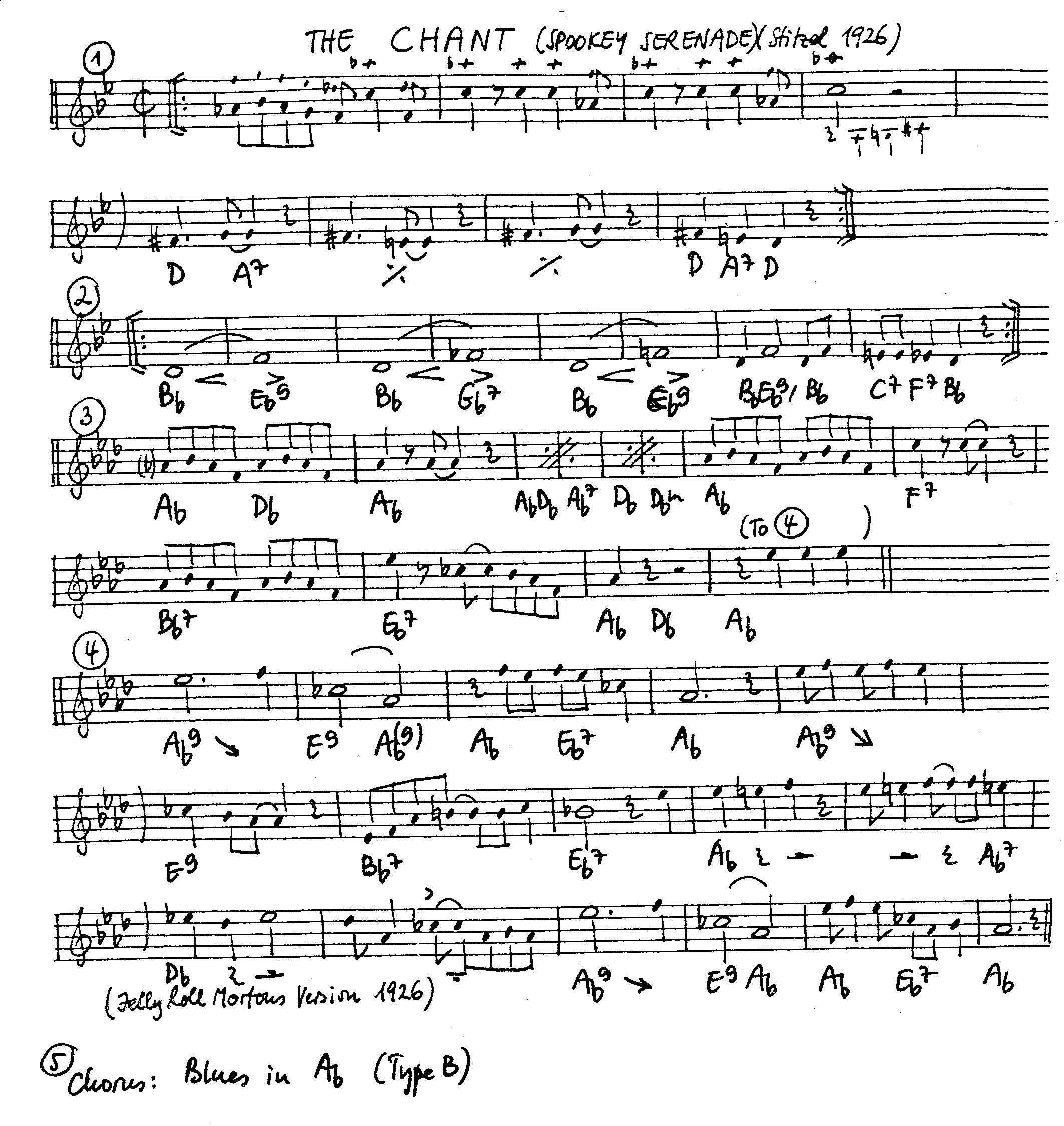 the chant leadsheet – book us for your next 20s or gatsby event